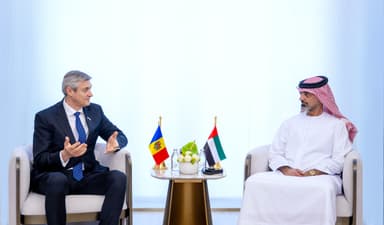 عمار بن حميد يستقبل سفير مولدوفا