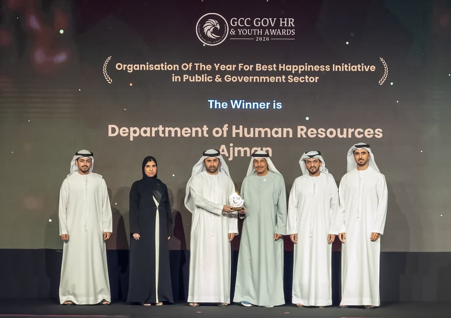 Ajman Government Human Resources Department Wins GCC Award for Best Government Sector Happiness Initiative for “Our Balanced Summer”